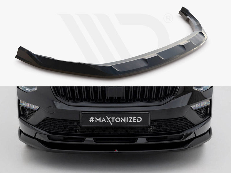 Maxton Design - Front Splitter V.1 Skoda Kamiq Monte Carlo Mk1 Facelift