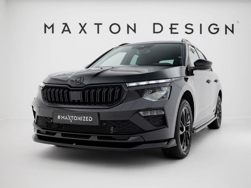 Maxton Design - Front Splitter V.1 Skoda Kamiq Monte Carlo Mk1 Facelift