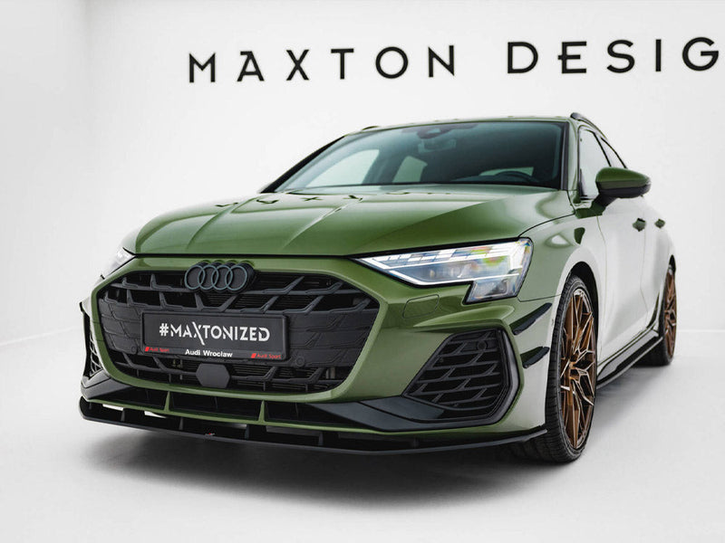 Maxton Design - Street PRO Front Splitter Audi S3 Sportback / A3 S-Line Sportback 8Y Facelift