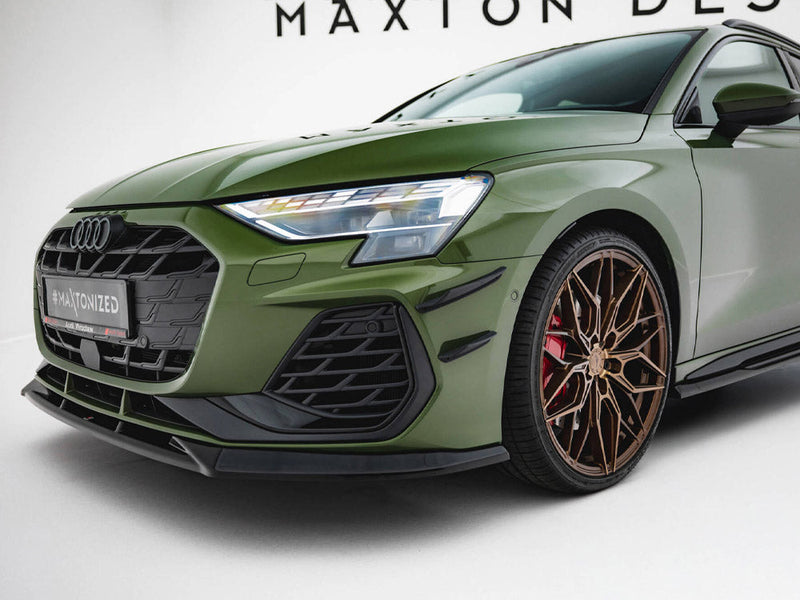 Maxton Design - Front Bumper Wings (Canards) Audi S3 Sportback / A3 S-Line Sportback 8Y Facelift