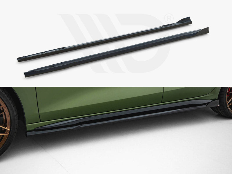 Maxton Design - Side Skirts Diffusers V.3 Audi S3 Sportback / A3 S-Line Sportback 8Y Facelift