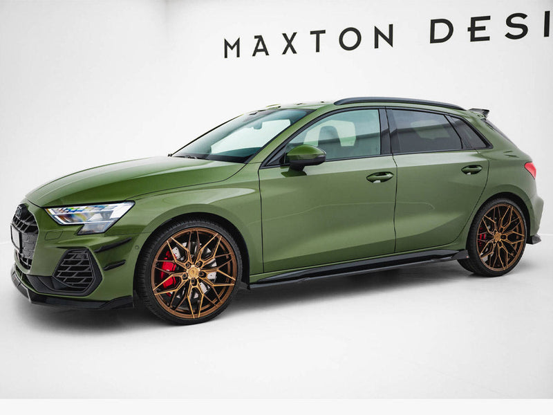 Maxton Design - Side Skirts Diffusers V.3 Audi S3 Sportback / A3 S-Line Sportback 8Y Facelift