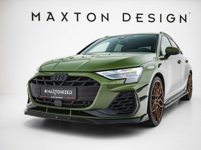 Maxton Design -  Front Splitter V.3 Audi S3 Sportback / A3 S-Line Sportback 8Y Facelift