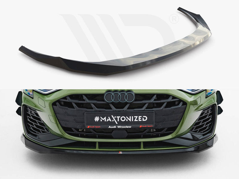 Maxton Design -  Front Splitter V.2 Audi S3 Sportback / A3 S-Line Sportback 8Y Facelift