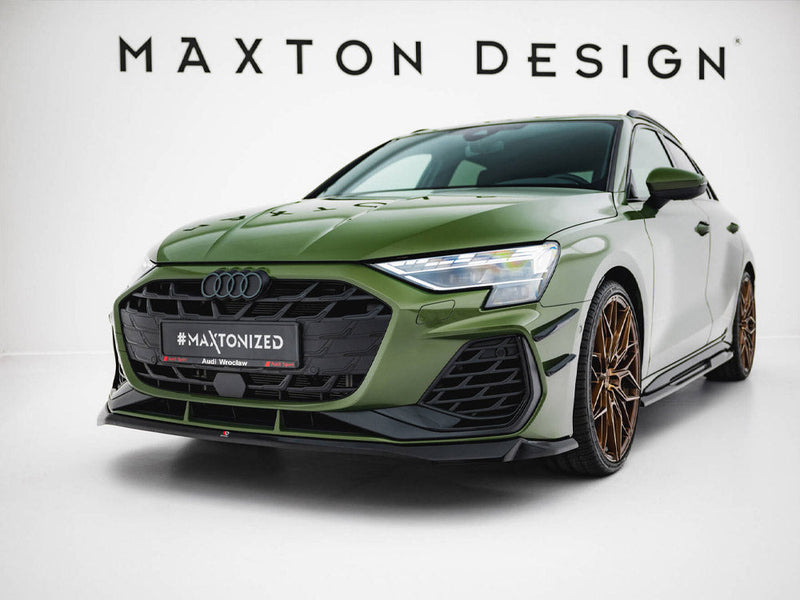 Maxton Design -  Front Splitter V.2 Audi S3 Sportback / A3 S-Line Sportback 8Y Facelift