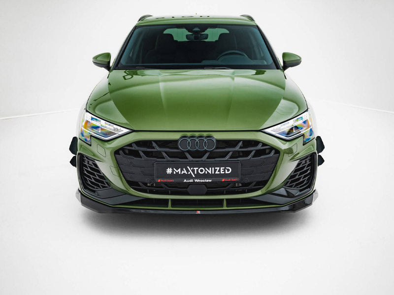 Maxton Design -  Front Splitter V.2 Audi S3 Sportback / A3 S-Line Sportback 8Y Facelift