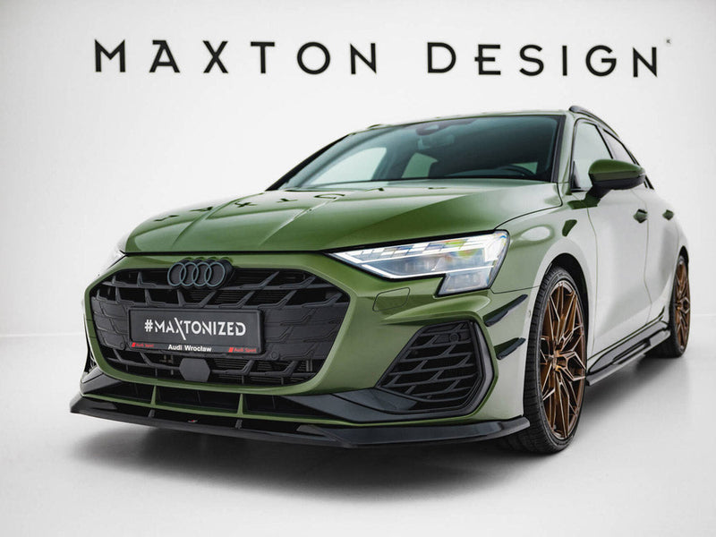 Maxton Design -   Front Splitter V.1 Audi S3 Sportback / A3 S-Line Sportback 8Y Facelift
