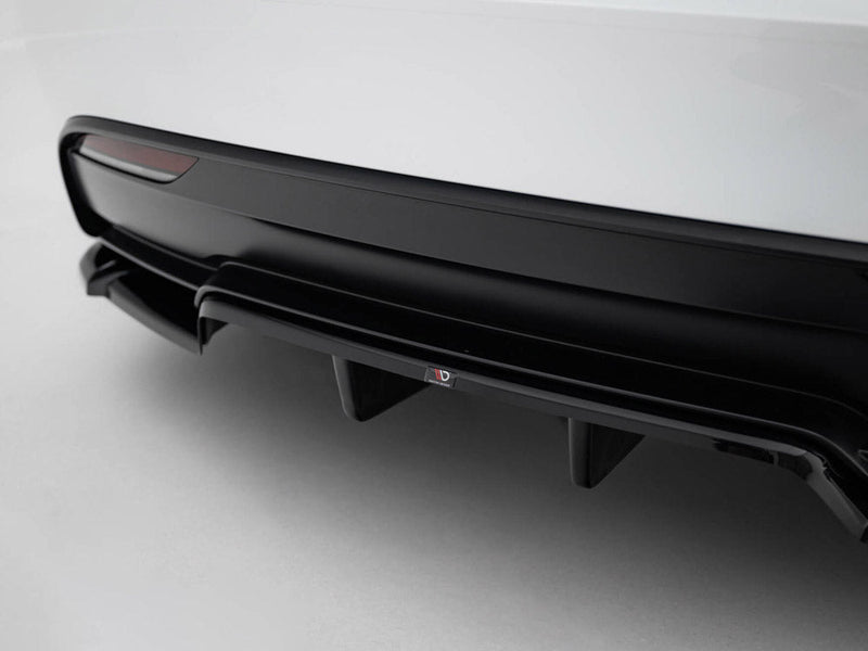Maxton Design - Rear Splitter (Vertical Bars) V.2 Tesla Model 3 Performance Mk1 Facelift