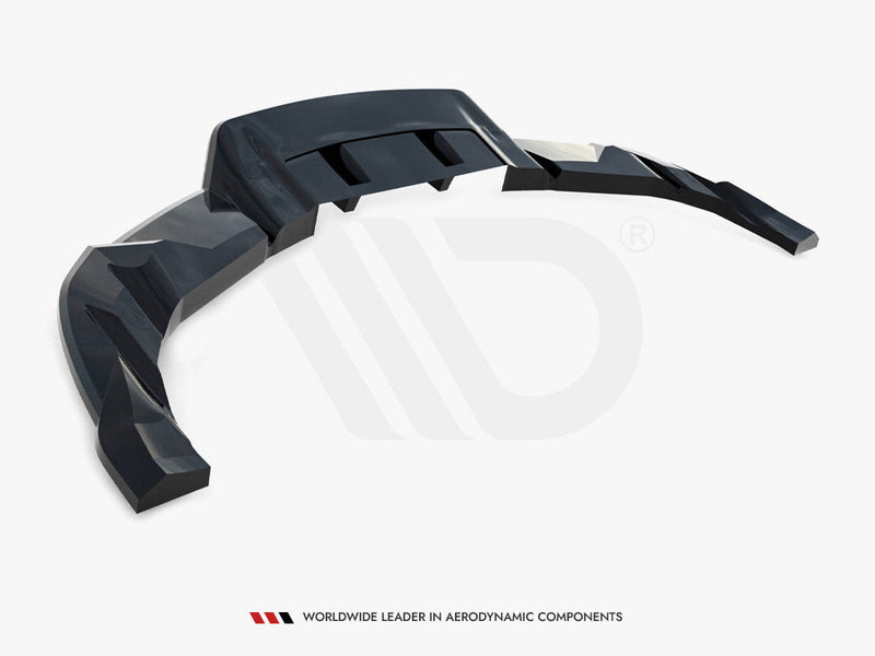 Maxton Design - Rear Splitter (Vertical Bars) V.2 Tesla Model 3 Performance Mk1 Facelift
