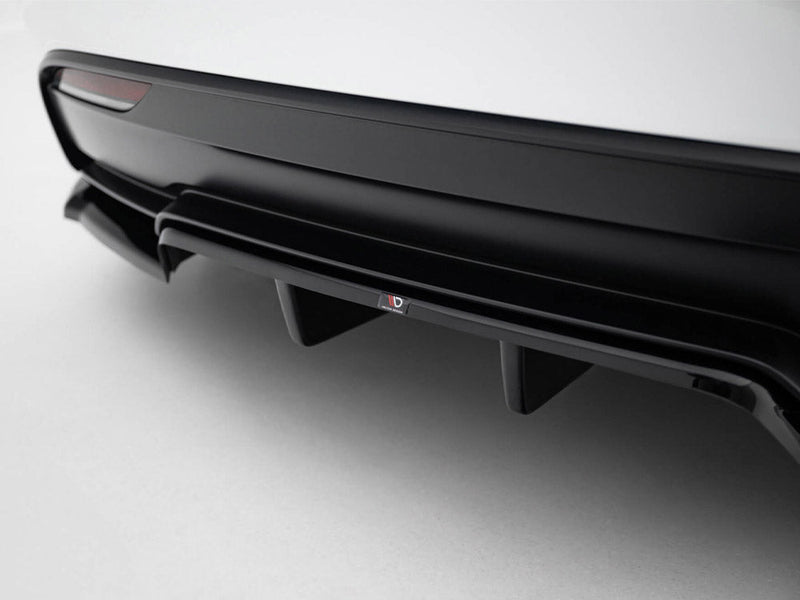 Maxton Design - Rear Splitter (Vertical Bars) V.1 Tesla Model 3 Performance Mk1 Facelift