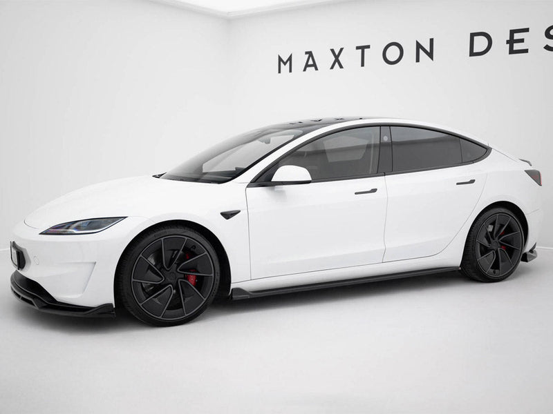 Maxton Design - Side Skirts Diffusers V.3 Tesla Model 3 Performance Mk1 Facelift