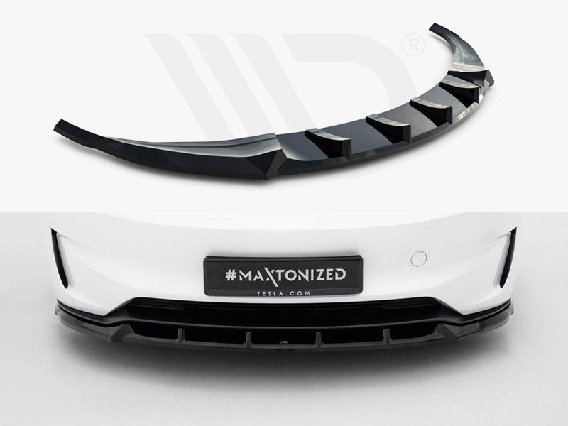 Maxton Design - Front Splitter V.2 Tesla Model 3 Performance Mk1 Facelift