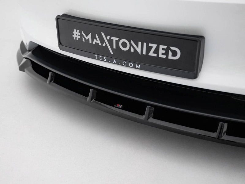 Maxton Design - Front Splitter V.2 Tesla Model 3 Performance Mk1 Facelift