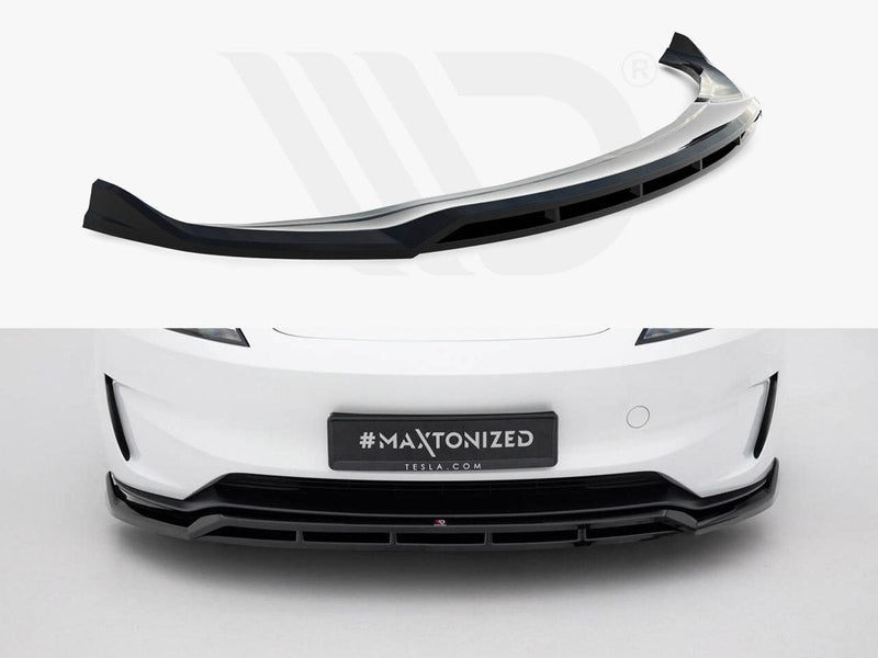 Maxton Design - Front Splitter V.1 Tesla Model 3 Performance Mk1 Facelift