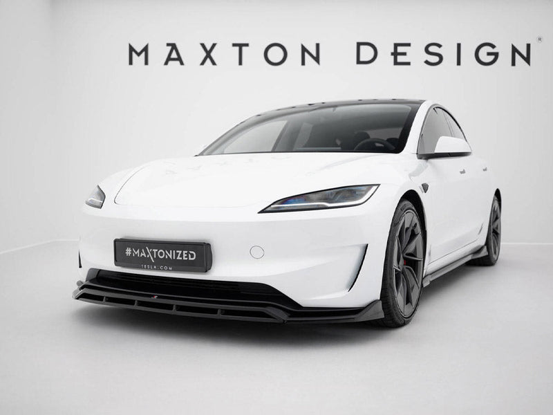 Maxton Design - Front Splitter V.1 Tesla Model 3 Performance Mk1 Facelift