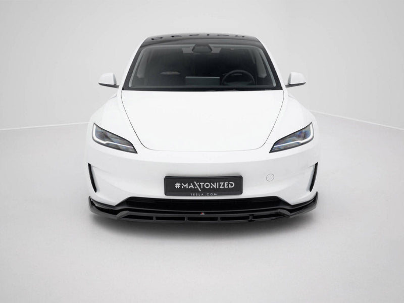Maxton Design - Front Splitter V.1 Tesla Model 3 Performance Mk1 Facelift