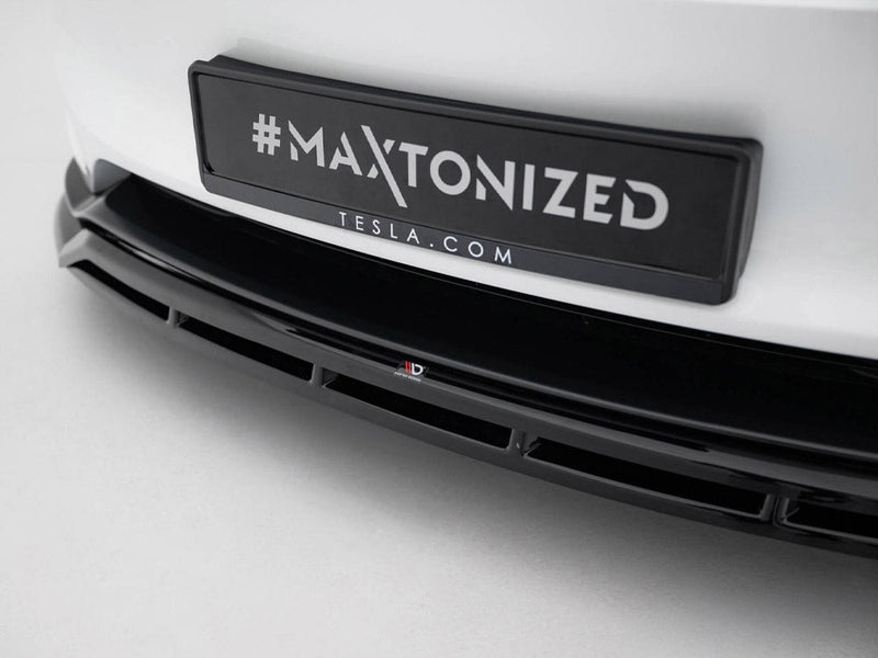 Maxton Design - Front Splitter V.1 Tesla Model 3 Performance Mk1 Facelift