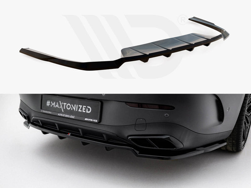 Maxton Design - Rear Splitter (Vertical Bars) Mercedes-Benz CLE AMG-Line C236