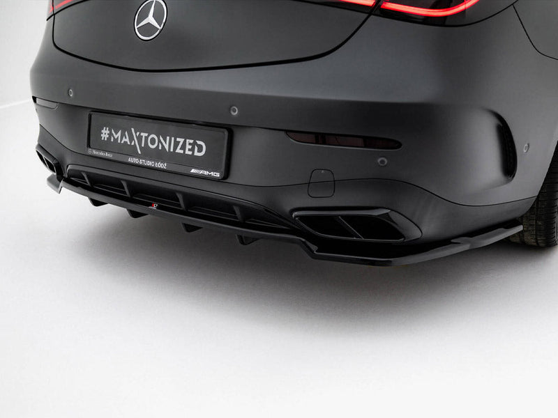 Maxton Design - Rear Splitter (Vertical Bars) Mercedes-Benz CLE AMG-Line C236
