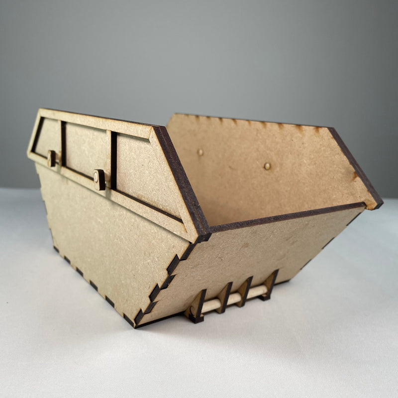 Skip Waste Container - Flatpack Model Kit