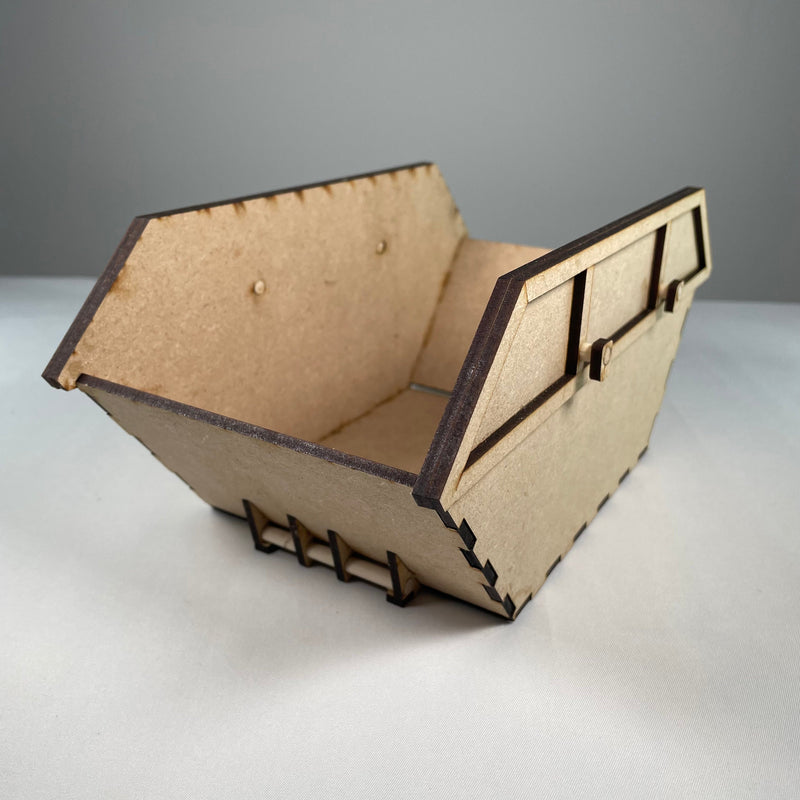 Skip Waste Container - Flatpack Model Kit