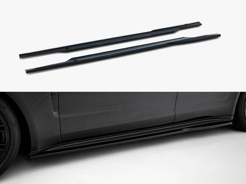 Maxton Design - Side Skirts Diffusers V.2 Porsche Panamera Turbo S E-Hybrid / Panamera E-Hybrid / Panamera 4S 971