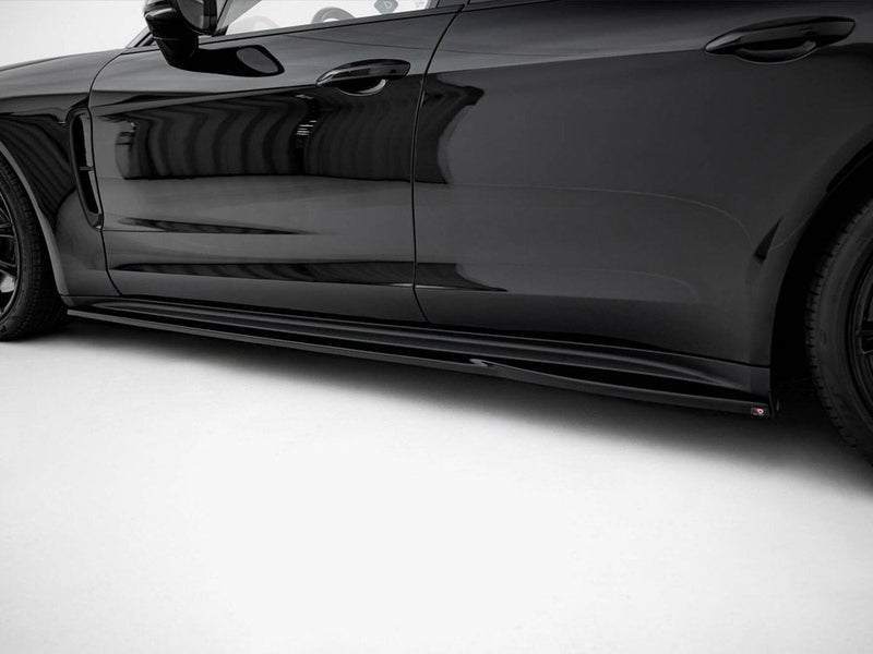 Maxton Design - Side Skirts Diffusers V.2 Porsche Panamera Turbo S E-Hybrid / Panamera E-Hybrid / Panamera 4S 971