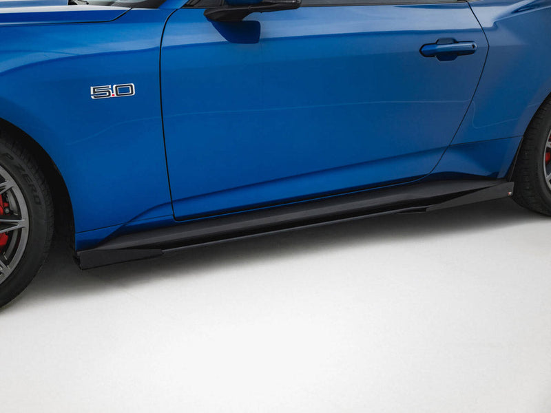 Maxton Design - Street PRO Side Skirts Diffusers + Flaps Ford Mustang GT Mk7