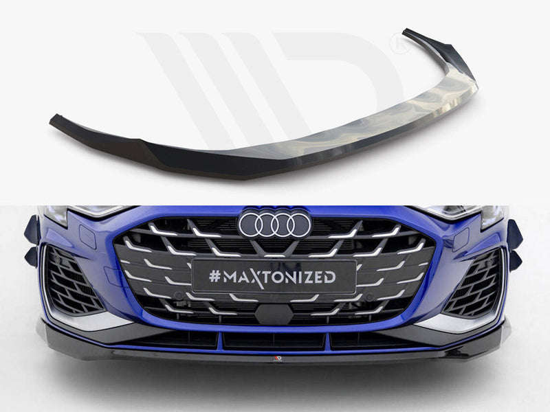 Maxton Design - Front Splitter V.2 Audi A3 S-Line Sedan / S3 Sedan 8Y Facelift
