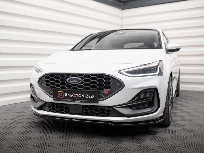 Maxton Design - Front Splitter V.1 Ford Focus ST / ST-Line Mk4 Facelift