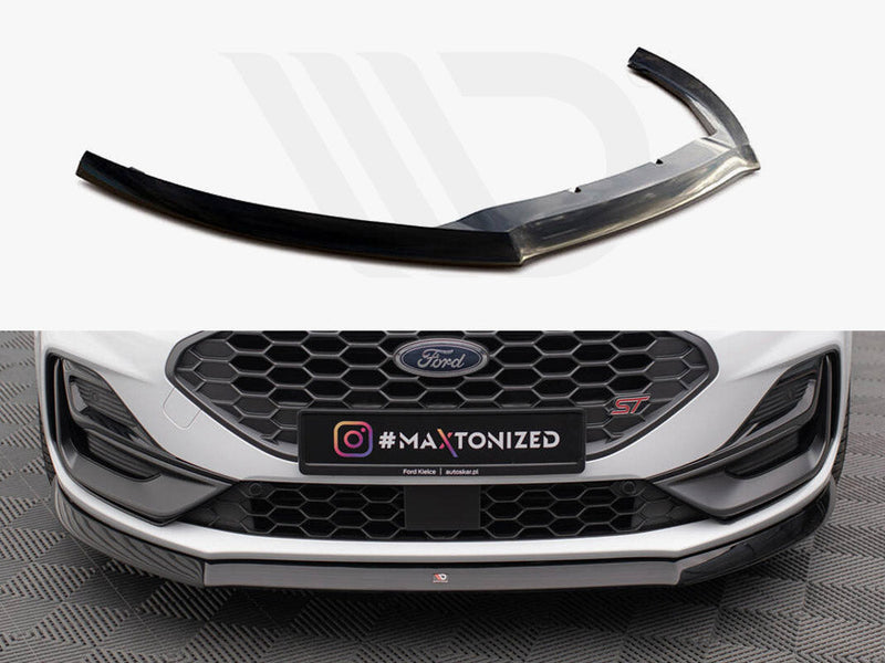 Maxton Design - Front Splitter V.8 Ford Focus ST / ST-Line Mk4 Facelift