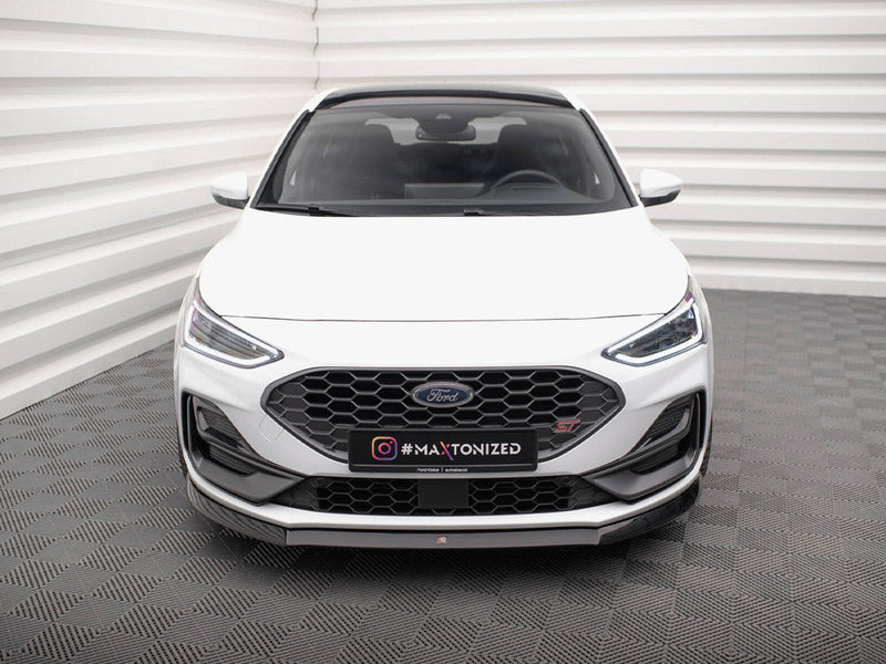 Maxton Design - FRONT SPLITTER V.8 FORD FOCUS ST / ST-LINE MK4