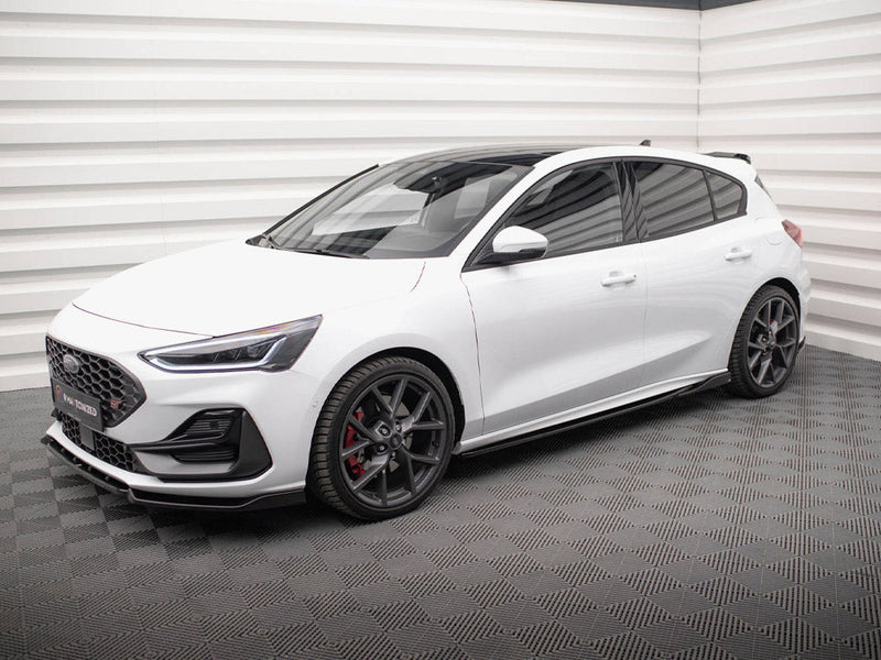 Maxton Design - Side Skirts Diffusers V.4 Ford Focus ST / ST-Line Mk4 Facelift