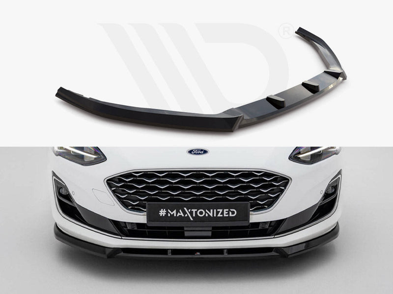 Maxton Design - Front Splitter V.2 Ford Focus Vignale Mk4