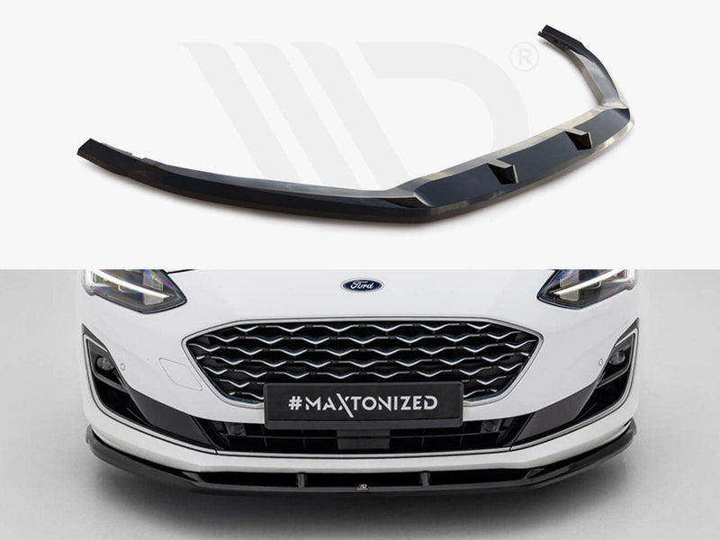 Maxton Design - Front Splitter V.1 Ford Focus Vignale Mk4