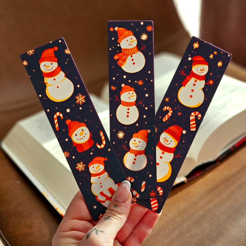 Snowy Smiles – Christmas Bookmark Set