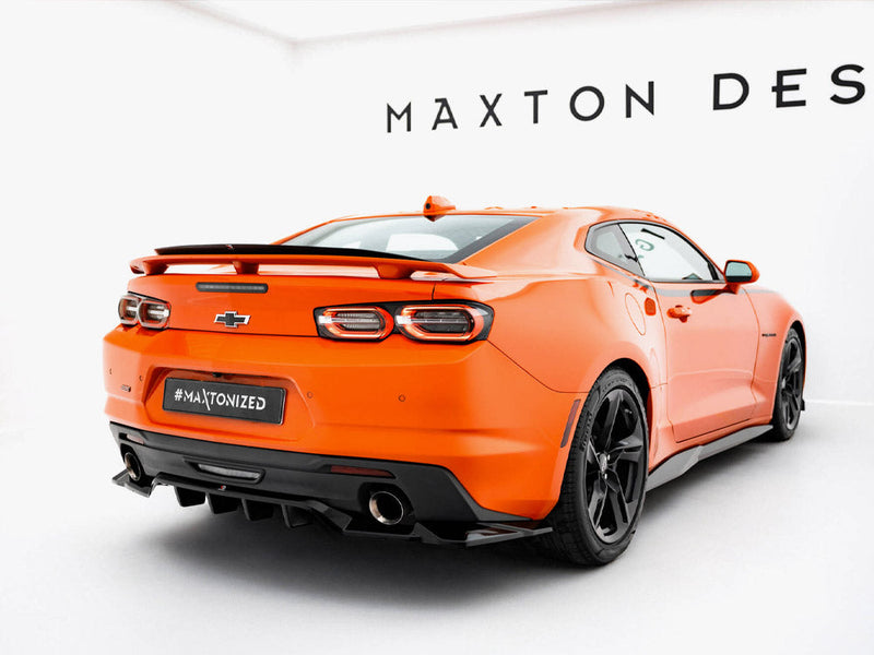 Maxton Design -Rear Splitter (Vertical Bars) Chevrolet Camaro SS Mk6 Facelift