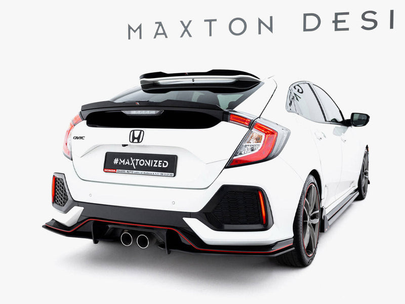 Maxton Design - Street Pro Rear Side Splitters Honda Civic Sport Mk10