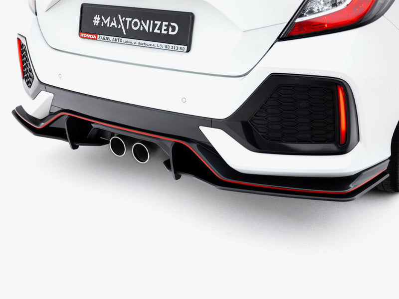 Maxton Design - Street Pro Rear Side Splitters Honda Civic Sport Mk10