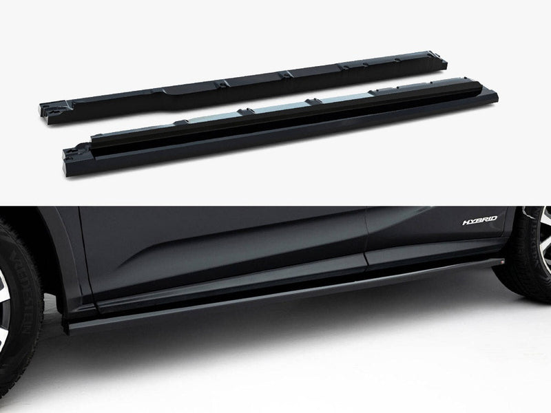 Maxton Design - Side Skirts Diffusers V.2 Lexus RX Mk4 Facelift (version without OEM step rails)