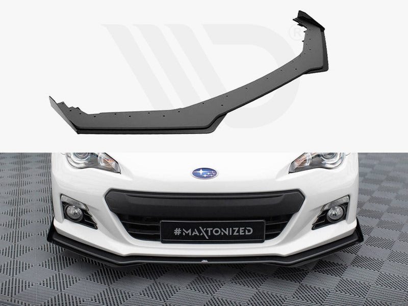 Maxton Design - Street PRO Front Splitter V.1 + Flaps Subaru BRZ Mk1