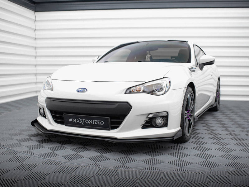 Maxton Design - Street PRO Front Splitter V.1 + Flaps Subaru BRZ Mk1