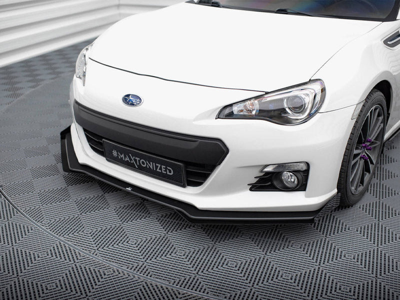 Maxton Design - Street PRO Front Splitter V.1 + Flaps Subaru BRZ Mk1