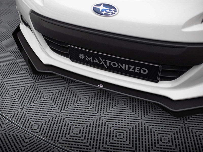 Maxton Design - Street PRO Front Splitter V.1 + Flaps Subaru BRZ Mk1