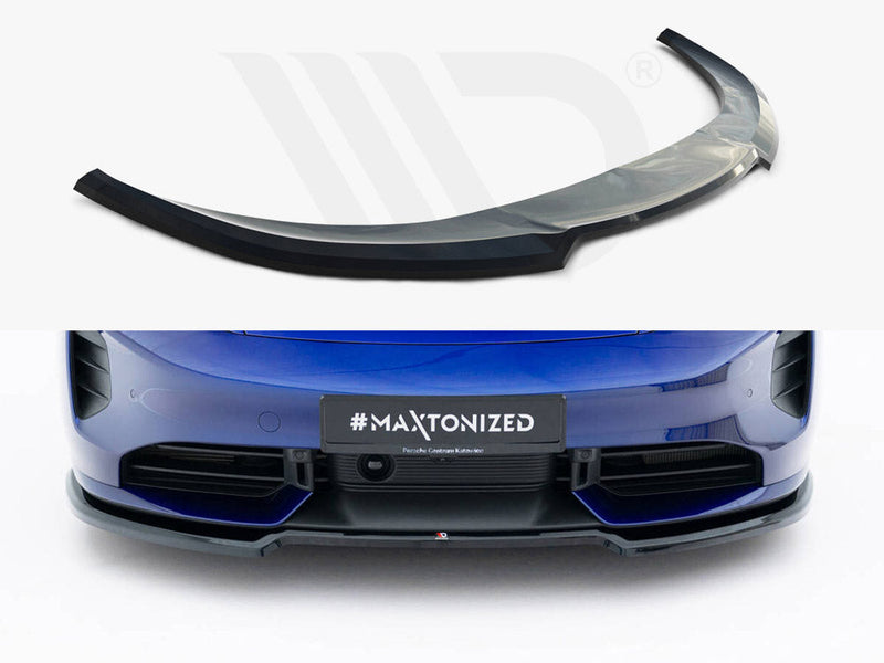 Maxton Design - Front Splitter Porsche Taycan Turbo S Mk1