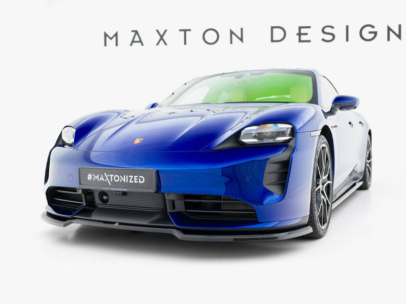 Maxton Design - Front Splitter Porsche Taycan Turbo S Mk1