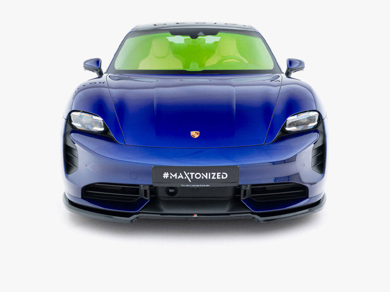 Maxton Design - Front Splitter Porsche Taycan Turbo S Mk1