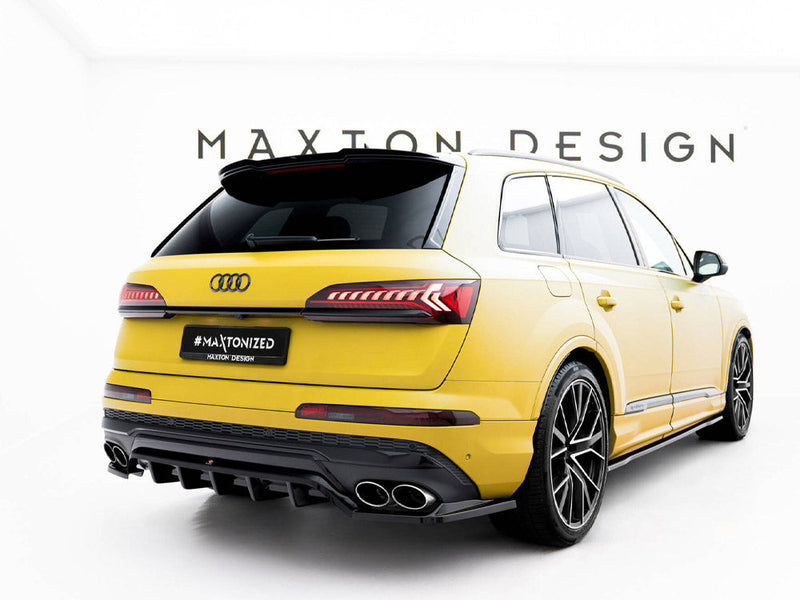 Maxton Design - Rear Splitter (Vertical Bars) Audi SQ7 Mk2 (4M) Facelift