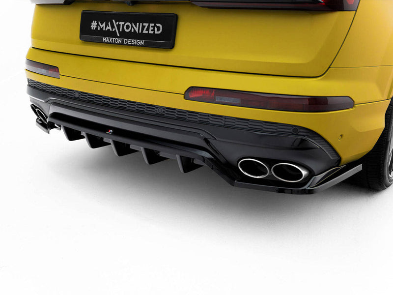 Maxton Design - Rear Splitter (Vertical Bars) Audi SQ7 Mk2 (4M) Facelift