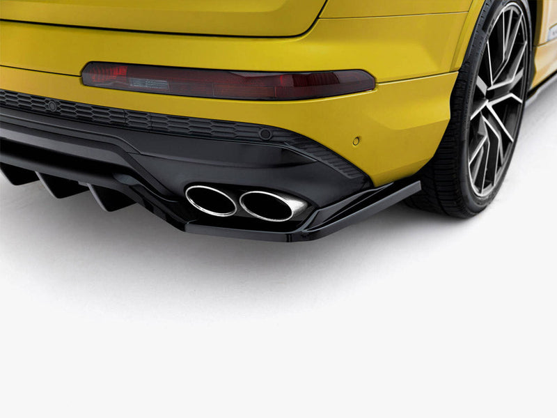 Maxton Design - Rear Splitter (Vertical Bars) Audi SQ7 Mk2 (4M) Facelift